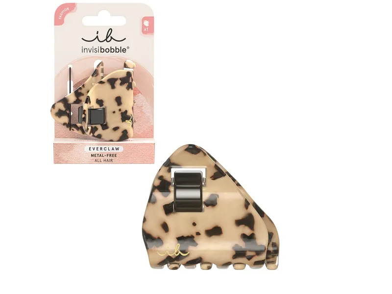 invisibobble Leo Hair Clip EVERCLAW for Women and Girls Non-Slip Leopard Hair Clip Hair-Friendly