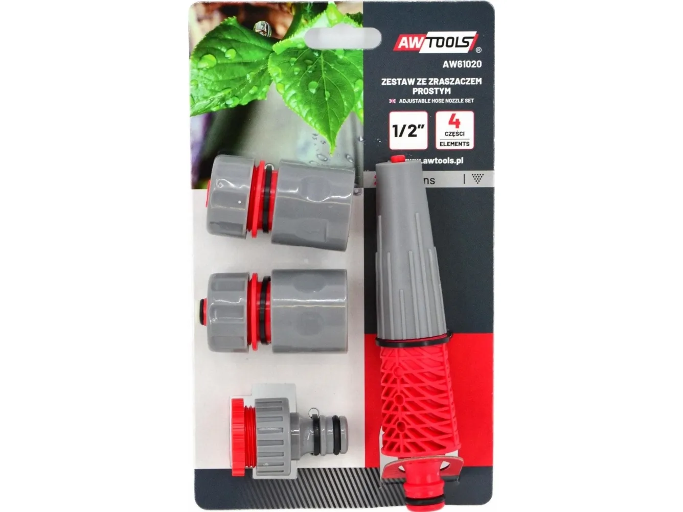 AWTOOLS sprayersett 4 stk/1/2
