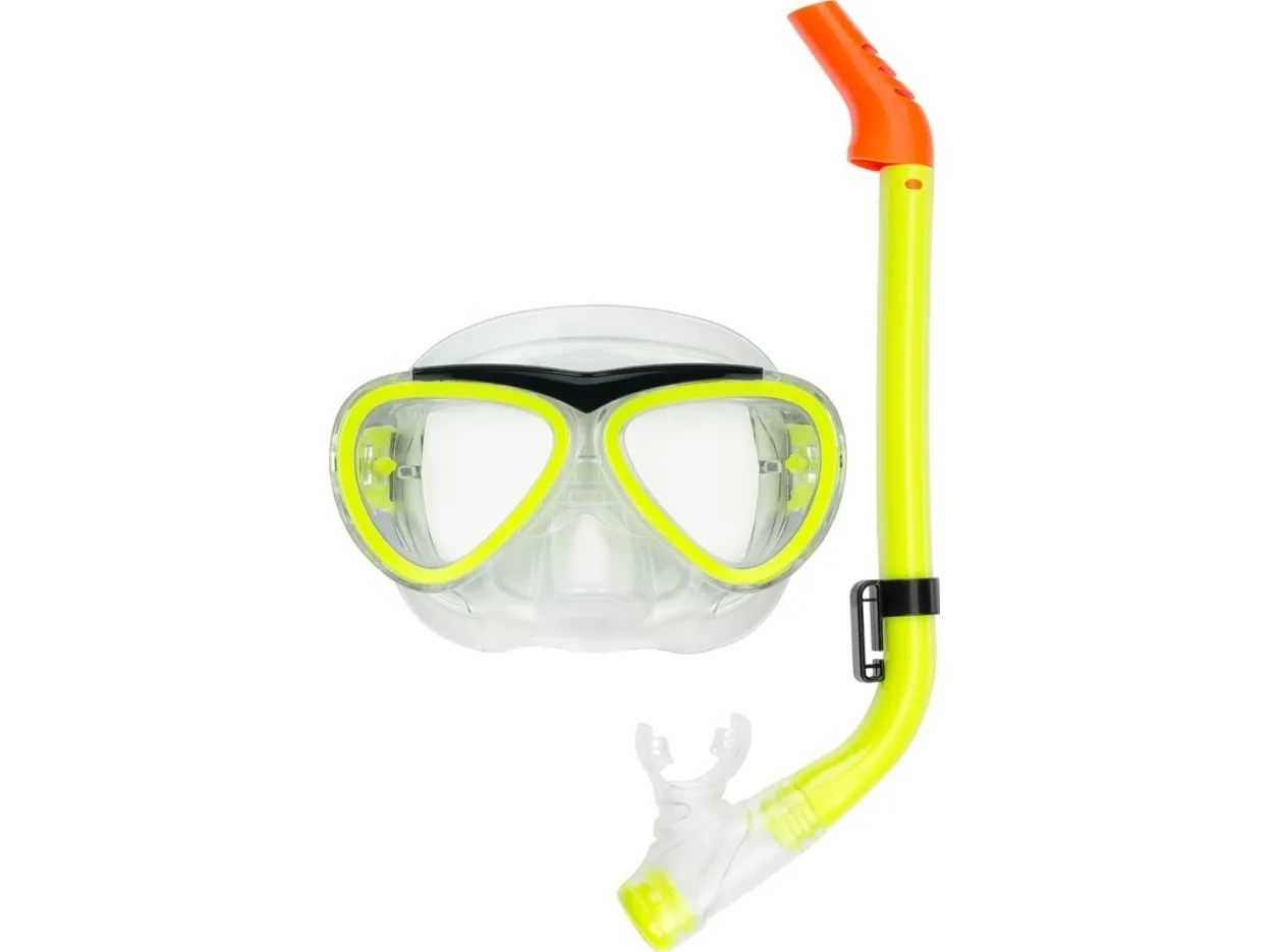 Snorkelset Junior Gul
