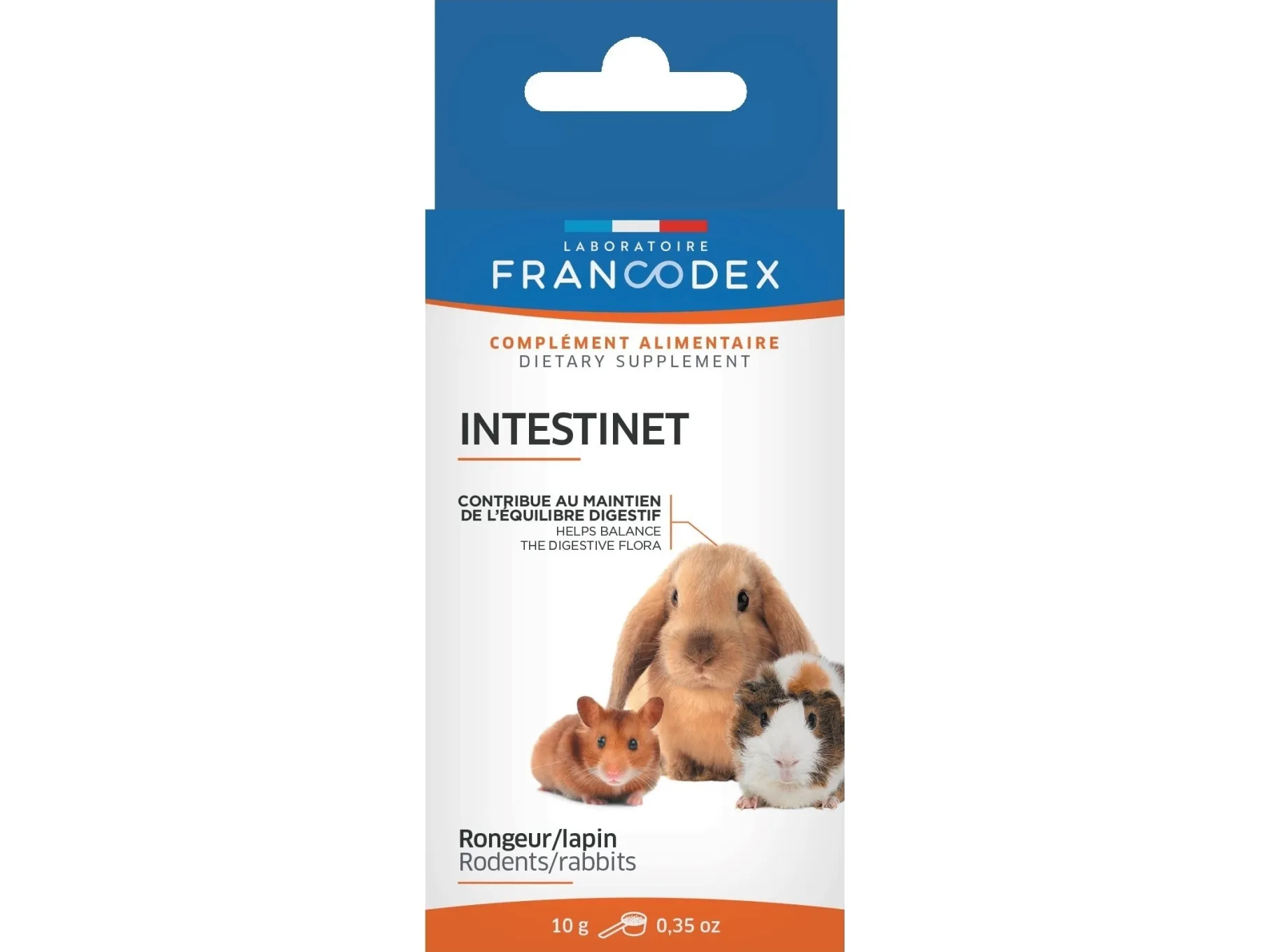 Francodex preparat for gnagere som regulerer tarmfunksjonen Intestinet 10 g