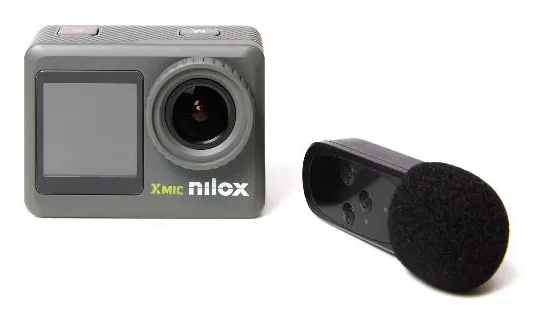 Nilox NXACXMIC, 4K Ultra HD, CMOS, 8 MP, 120 fps, 900 mAh, 56,2 g