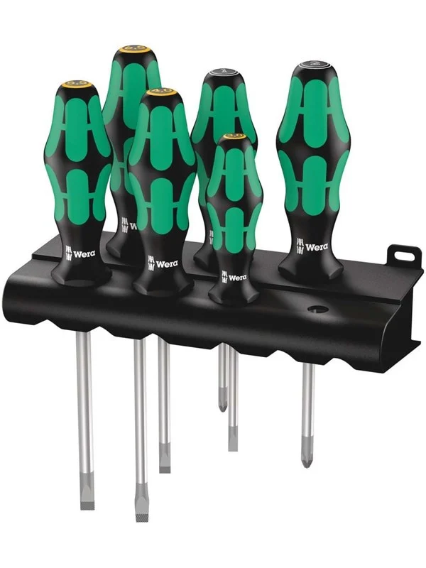 Wera Screwdriver set w. Lasertip & rack