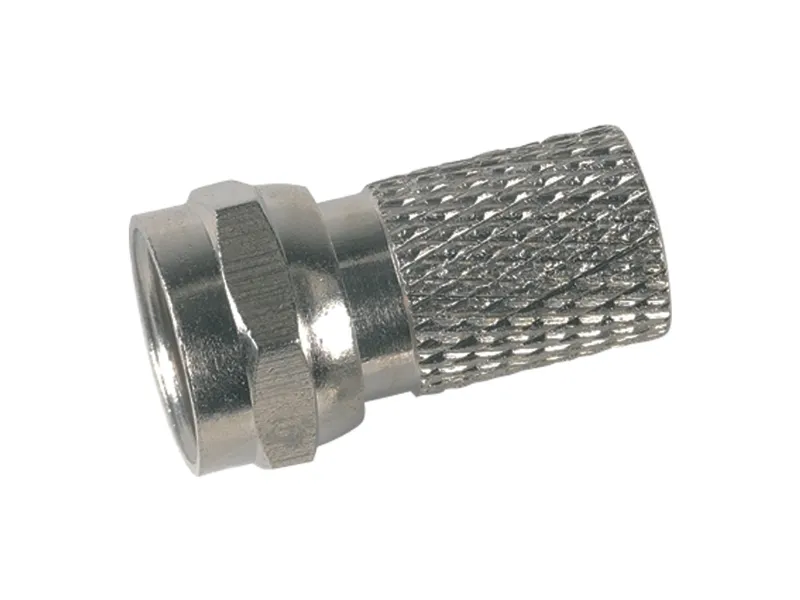 Televes FST70D, F-type, 0,3 - 3000 MHz, 75 O, Metallisk, 1,25 cm, 4 g