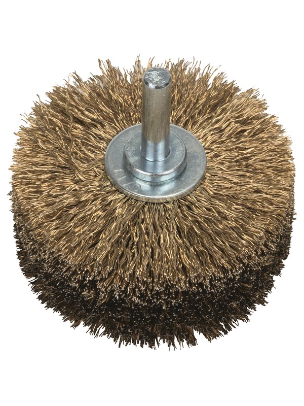 Bosch Børste til trestruktur for boremaskiner - bølget tråd, messingbelagt, 80 mm Diameter = 80 mm