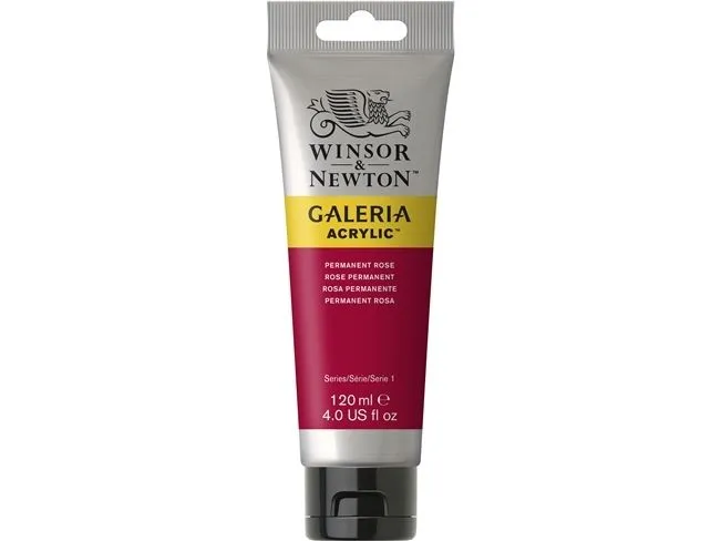 Winsor & Newton Galeria, Rosa, Rør, 120 ml