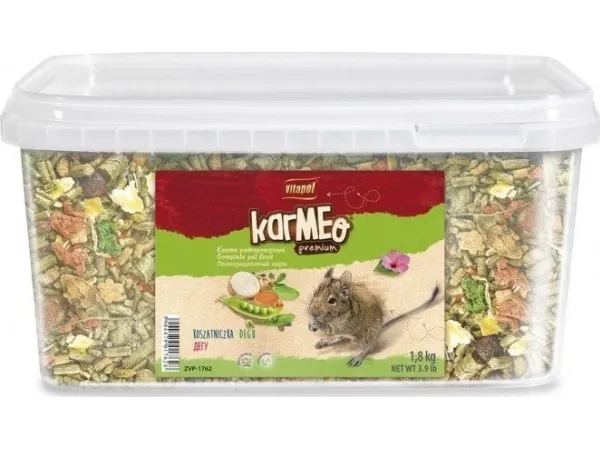Karmeo Premium fullfôr for degus 1,8 kg