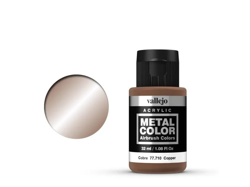Vallejo Metal Color, 32 ml, Kopper, Metallisk, Flaske