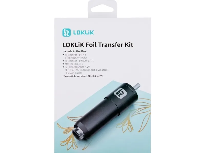 LOKLiK folietransfer startsett SG-KZJPJ-0021 20 ark 100x150 mm for Crafter