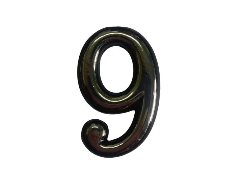 Pierre Rene PLASTIC DOOR NUMBER 50 MM CROME P.D