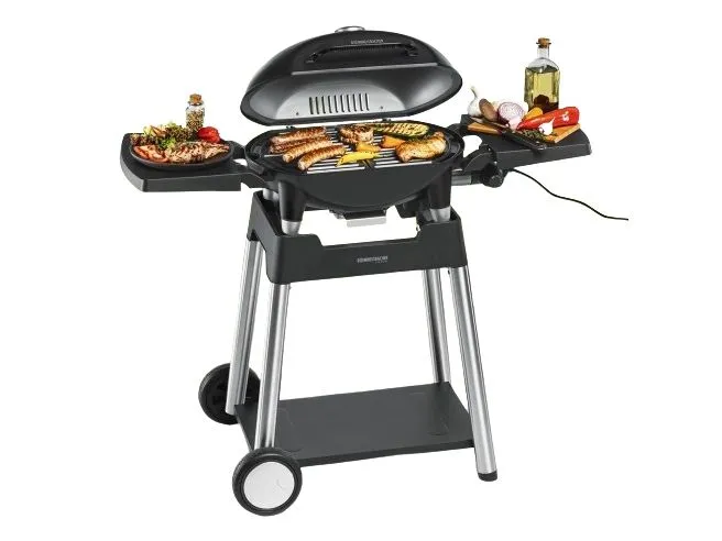 Rommelsbacher BBQ 4100/S, 2200 W, Kamado-grill, Elektrisk, 300 °C, Tabletop, Griddle