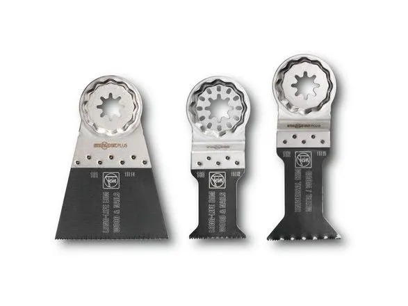 FEIN 35222952030, Universell, Sort, Rustfritt stål, 3 stykker