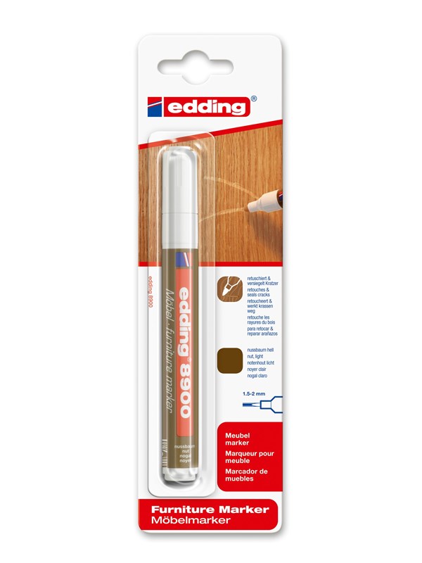 Edding e-8900 furniture marker walnut light