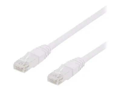 X-Shield - Koblingskabel - RJ-45 (hann) til RJ-45 (hann) - 2 m - UTP - CAT 6 - halogenfri, formstøpt - hvit