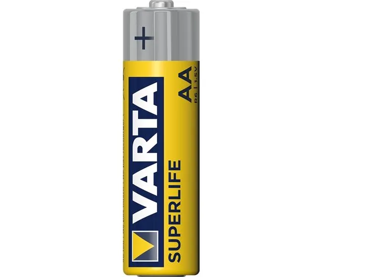 Varta SUPERLIFE AA, AA, Sink-Karbon, 1,5 V, 50,5 mm, 1,45 cm, 16,7 g