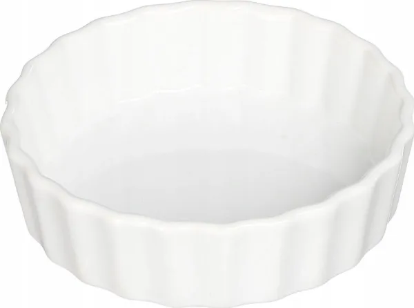Secret de Gourmet gratengform Ø 12 cm, keramikk, hvit