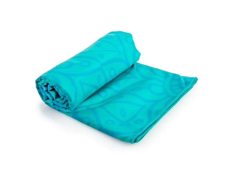 Spokey MANDALA TOWEL, Mønster, Blå, Rektangulær, 1 person(er), Mikrofiber, Polyamid, Polyester, 80 x 160 cm