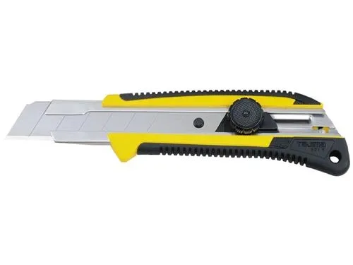 Kniv LC-661 m/skruelås gummigreb 25mm
