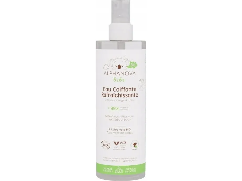 Alphanova Bebe Alphanova Bebe Bio, Vann for å gre og forfriske hår for barn, 200 ml