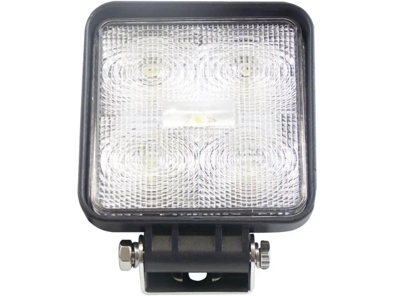 Berger & Schröter arbeidslys 12 V, 24 V, 5x3 W, 1150 lm, nærfeltbelysning (B x H x D) 110 x 110 x 41 mm, 900 lm, 6000 K