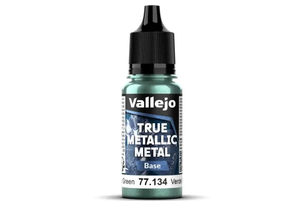 Vallejo 77.134 True Metallic Metal - Base - Dusken Green (18 ml)