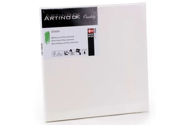 Lerret 50x50cm 18mm, 250g bomull/polyester
