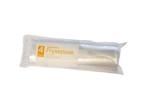 Frysepose Catersource 4 ltr 200x400 mm 34my med Skrivefelt LDPE,35 rl x 60 stk/krt