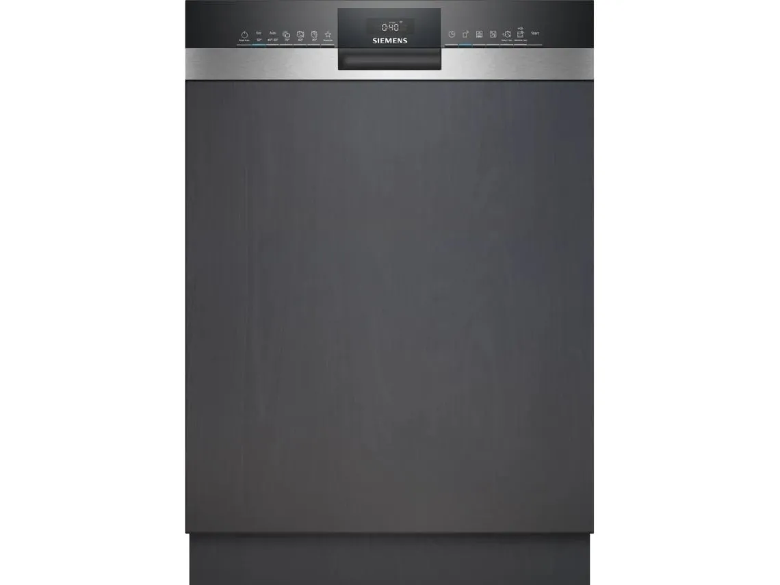Siemens iQ300 SX53ES22CE, Halvveis innebygget, Full størrelse (60 cm), Svart, Knapper, 1,75 m, 1,65 m