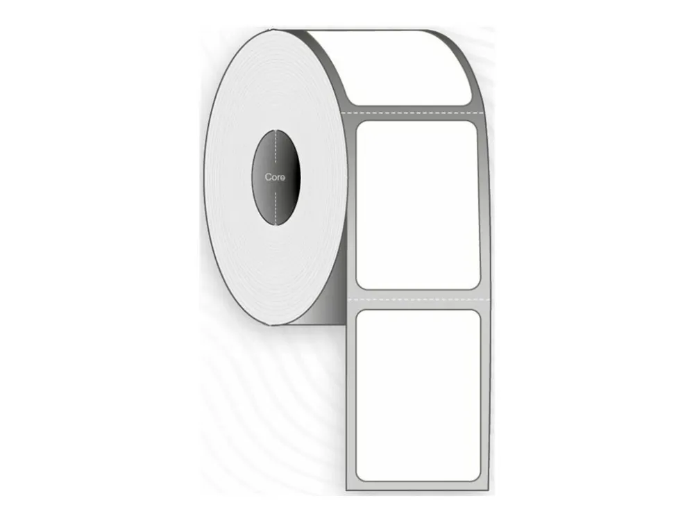 Capture - Permanet adhesiv - belagt - hvit - 57 x 102 mm 11456 etikett(er) (8 rull(er) x 1432) merkelapper (alternativ for: Zebra 880156-101)