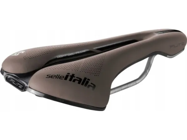 Selle Italia FLITE BOOST GRAVEL TI316 sete Superflow S (S3) TI 316 Rail Fibra-Tek Light Gel 228 g Brun (NY)