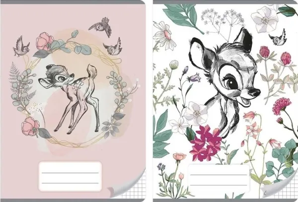 Beniamin skrivebok A5/32K ruter Bambi (10 stk)