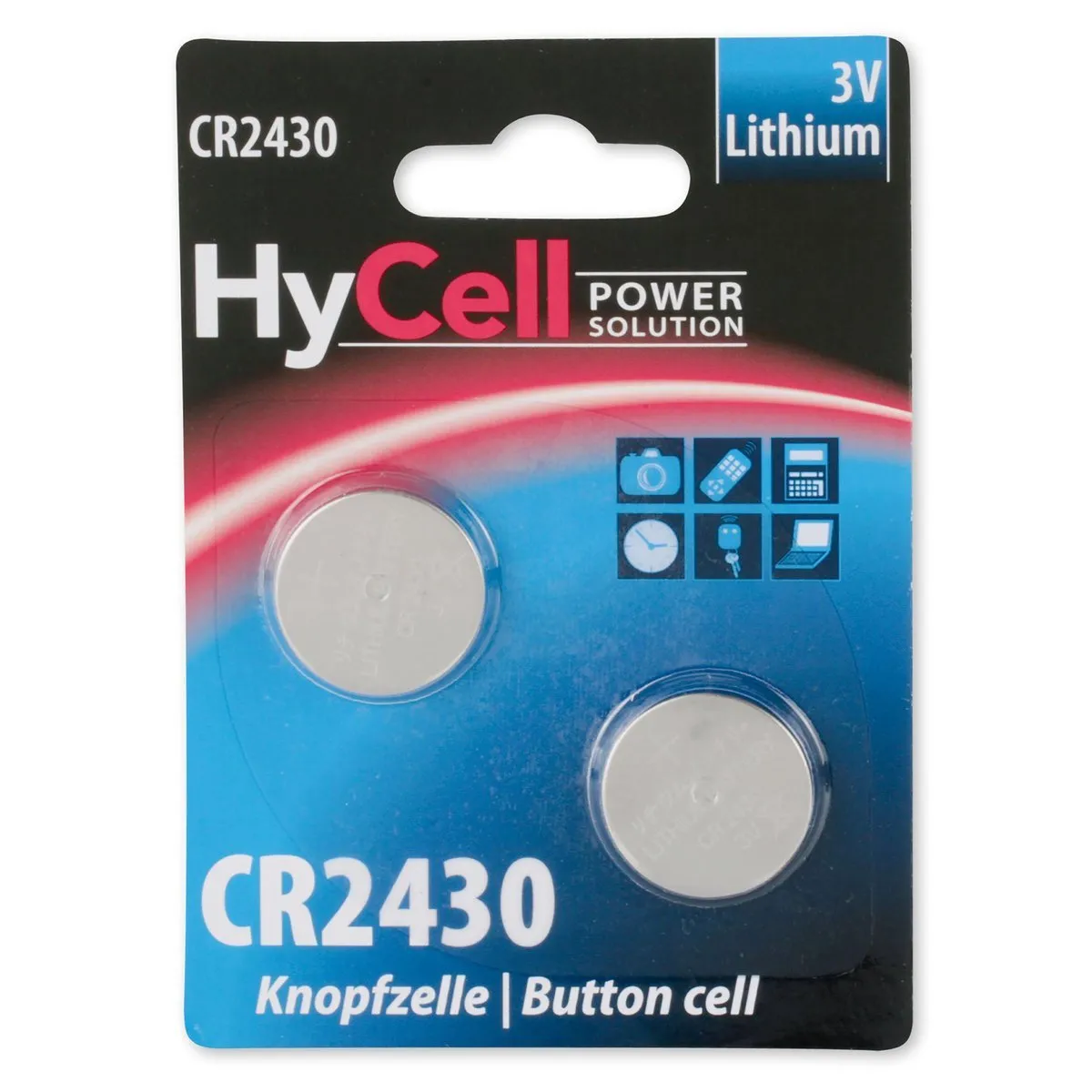 Batteri CR2430 K2 3V litium knapcelle