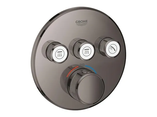 Grohtherm SmartControlTermostat til indbygning med 3 ventiler
