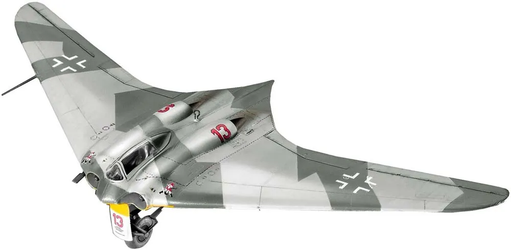 Revell Horten Go 229, Model af fly, Monteringssæt, 1:72, Horten Go 229, Plast, Second World War