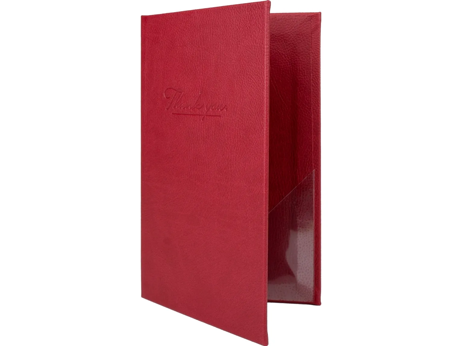 Classic THANK YOU regningsholder 13,5x21, rød