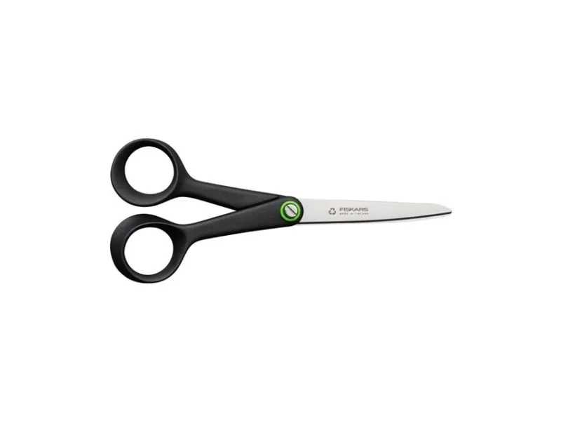 Fiskars 1074543, Voksen, Rett kutt, Single/enkelt, Sort, Rustfritt stål, Rustfritt stål, Universell
