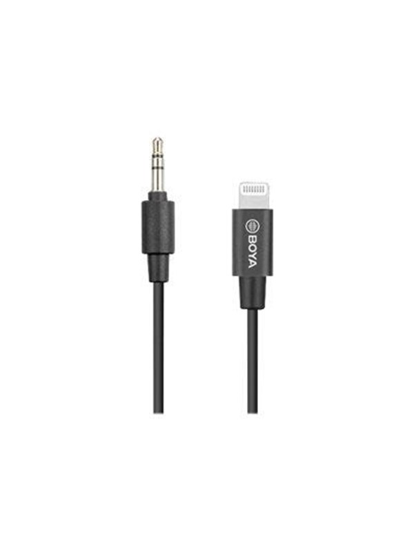 BOYA BY-K1 - Lightning to headphone jack adapter - 20 cm