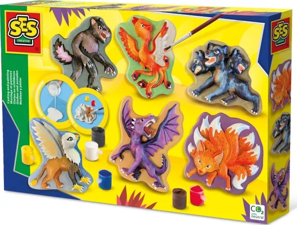 SES gipsfigurer + maling Mytiske skapninger 01404 14049