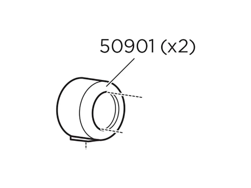 Thule plastkappe (2 stk)