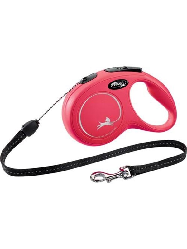 Flexi New CLASSIC S  Leash 8 m red