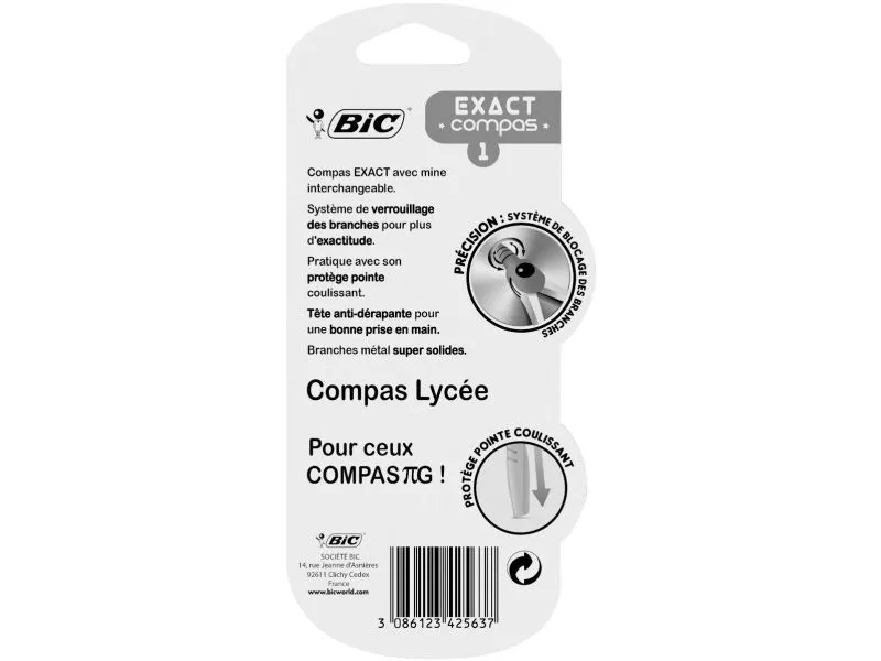 BIC 935712, Rød, Hvit, 1 stykker