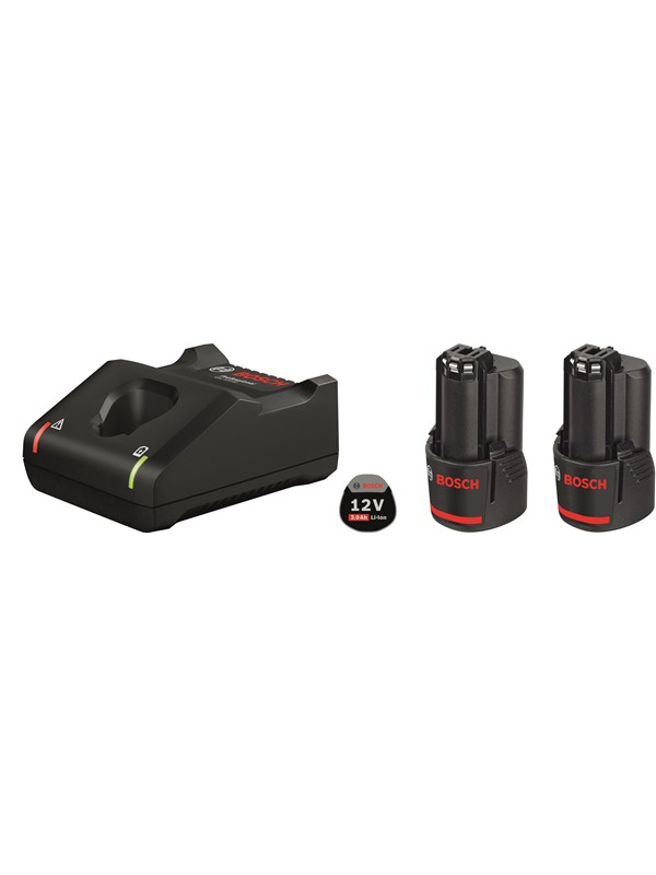 Bosch Professional Blue bosch 12v battery pack 2x3.0ah w/charger