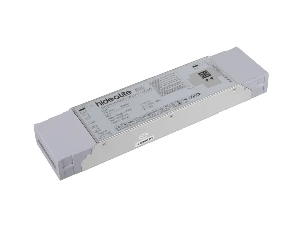 LED-dimtrafo RGBW/TW DALI 24 V 200 W. Til styring af LED-strip RGBW/TW via DALI type DT8 med en adresse. Maks. 100 W pr. udgang