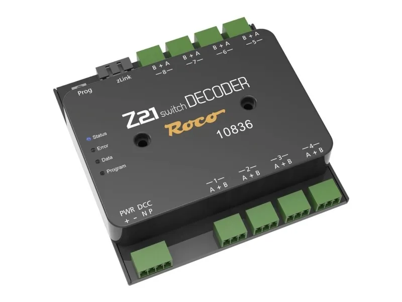 Roco 10836 Z21 switch Decoder Skiftedekoder Modul