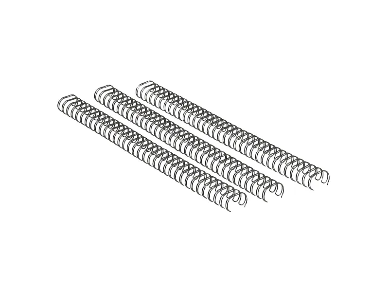 Fellowes - 14 mm - 34 ringer - A4 (210 x 297 mm) - 130 ark - sølv - 100 stk bindestreng - for Fellowes Galaxy E, Galaxy Wire, Quasar 130