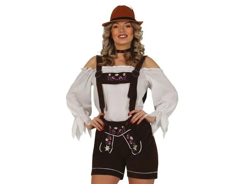 Tyrolese lederhosen, mørkebrune