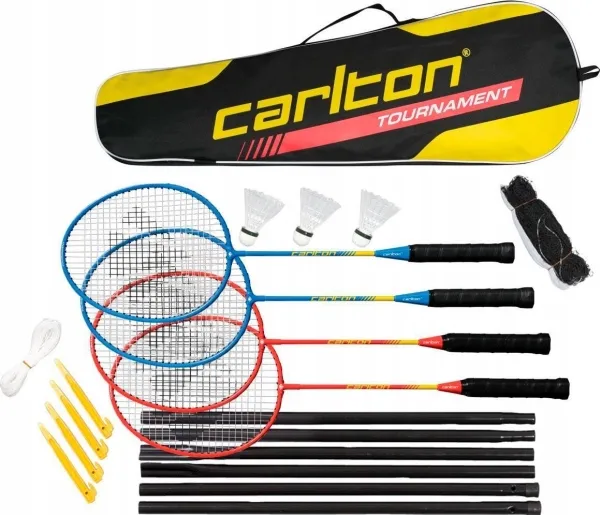 Badmintonsett Carlton TOURNAMENT G3 (for 4 spillere)
