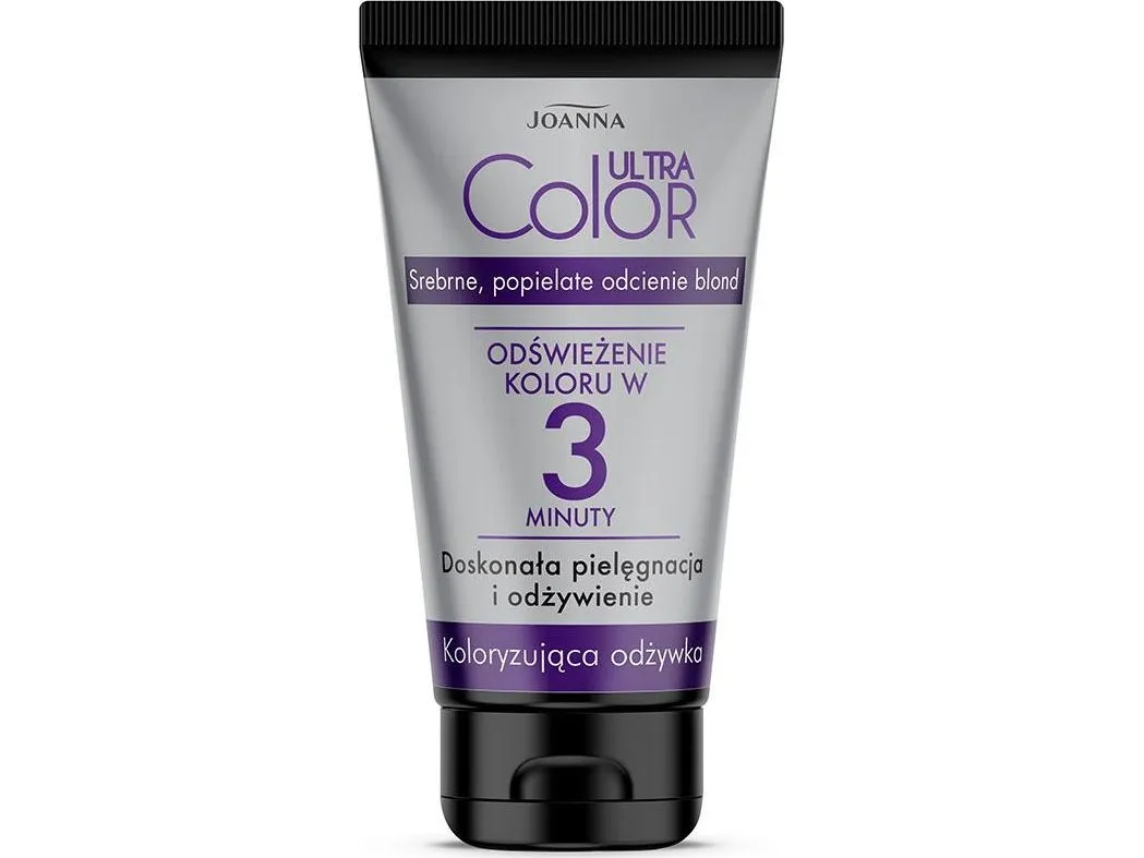 Joanna Ultra Color fargebehandlende kur/toner sølv asketoner blond 100 g