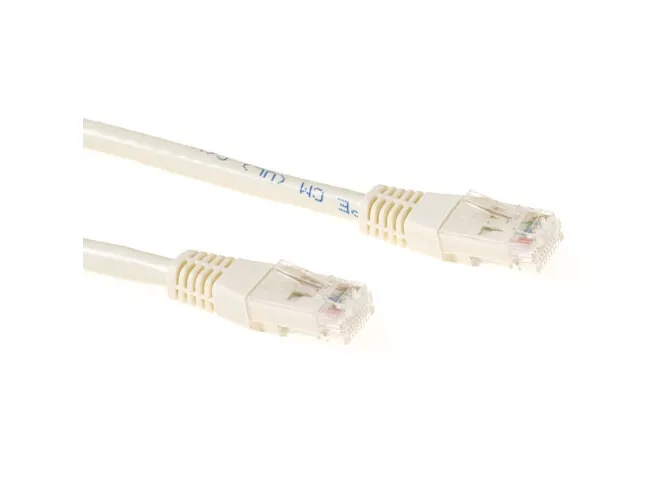 ACT Ivory Cat6 U/UTP patchkabel 25 m med RJ45 (IB8425)
