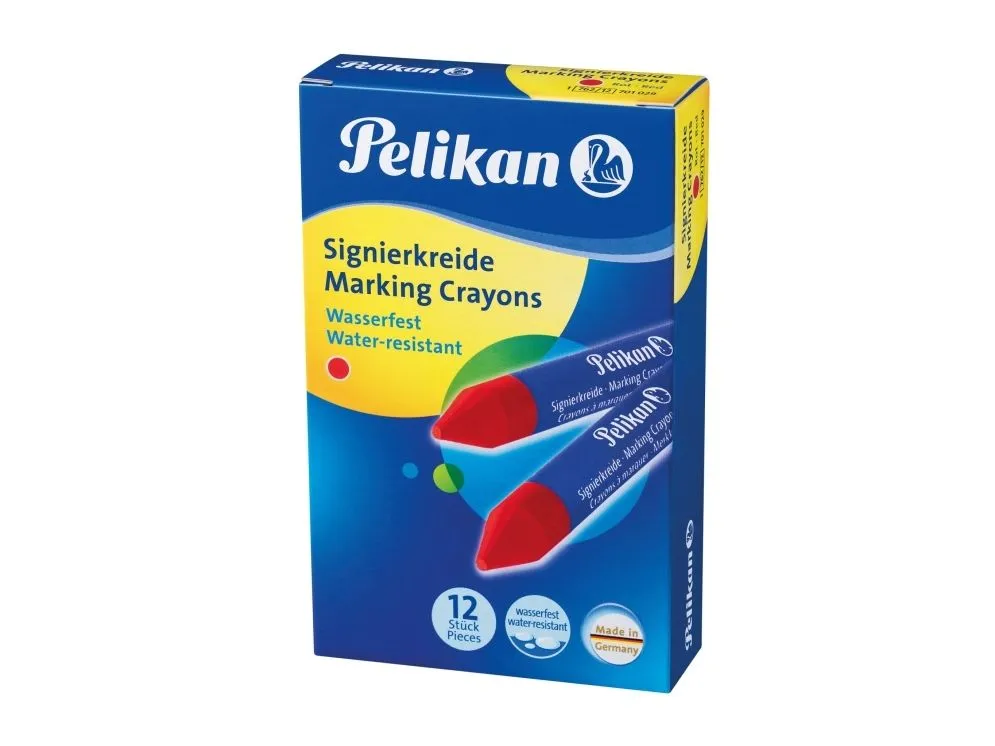 Pelikan 701029, 12 stykker, Rød, Blå, Rød, Rund, Gutt/Jente, Boks