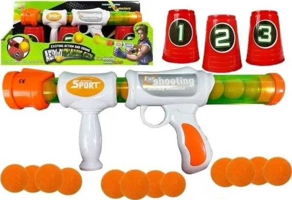 Lean Sport Import LEANToys karabinpistol med myke kuler kubbeter
